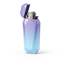 Nouveau Briquet Électronique 2026 Tendance, Rechargeable USB Type-C, Coupe-Vent, Sans Flamme, Écologique, 850 mAh 650 mAh, Logo Personnalisé, Direct Usine