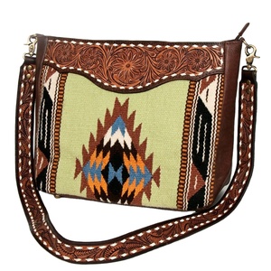 Vintage Western Saddle Blanket Crossbody Bag Top Manufacturer Cowgirl <b>Tote</b> Bag Tooled Design Saman Exports Vintage Bohemian - Product Image 3