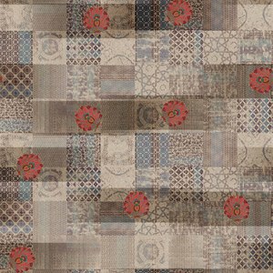 Multicolor Traditional Persian Mosaic Grid Printed Lightweight Polyester Organza <b>Fabric</b> Anti-Bacterial Eco-Friendly Tents - Product Image 3
