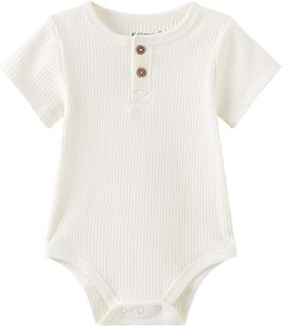 Hanzi Newborn Wholesale Custom Print Breathable Eco-Friendly Waterproof Unisex Baby Romper Long Sleeve Bamboo Two Way YKK Zipper - Product Image 1