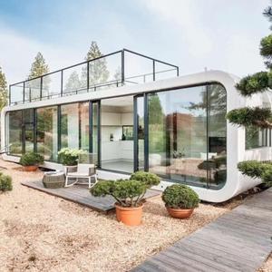 <span class=keywords><strong>Mini</strong></span>-maison préfabriquée en acier économique et populaire, type Apple Cabin, à montage rapide, conteneur de bureau étanche de 20 pieds ou 40 pieds - Product Image 5