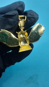 Collier pendentif Hip Hop Iced Out pour hommes, bijoux de style rappeur avec micro-pavé de diamants Moissanite - Product Image 5