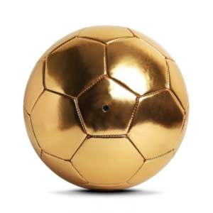 Balón de Fútbol Premium de PU para Entrenamiento, Cosido a Máquina, Amarillo y Azul, Balón de Fútbol Profesional para Entrenamiento, Tamaño Duradero, Cuero PU - Product Image 3