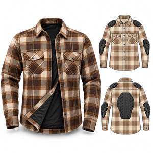 Premium Motorbike <b>Flannel</b> Shirt With Kevlar Lining Offering Classic Styling Practical Features And Comfortable Fit For Road Use - Product Image 6