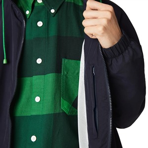 Men's Y2K <b>Star</b> Print Oversized Casual <b>Jacket</b> Stand Collar Woven Fabric Waterproof Eco-Friendly Spring Windbreaker Zipper Closure - Product Image 6