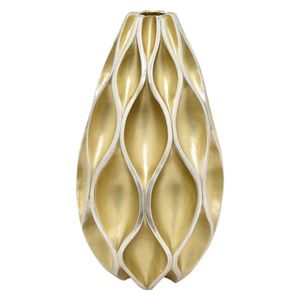 Handmade Silver Plated Iron Flower <b>Vase</b> <b>Unique</b> Coastal Design Oval Shape for Outdoor Home Hotel Wedding Elegant Pot Holder - Product Image 3