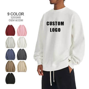 Factory Cheap Oversize <b>Men's</b> Round Neck Sweaters Printing Embroidery <b>Men</b> <b>Pullover</b> Sweatshirts - Product Image 2