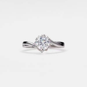 Moissanite Ring 925 Sterling Silver Engagement Ring Wedding Ring Anniversary Gift Promise Ring For Women - Product Image 2