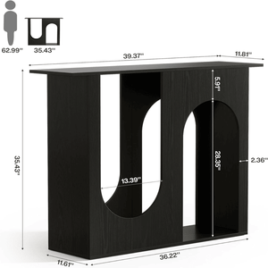 Long Living Room <b>Console</b> <b>Table</b> Non-Defective with Support No Remorse Returns - Product Image 2