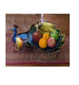 Panier à fruits de haute qualité en forme de paon, panier de rangement multifonctionnel pour fruits et légumes, pot de fleurs pour la cuisine et le salon - Product Image 1