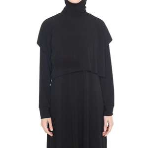 Nuevo Conjunto de Túnica Larga con Capucha y Pantalones para Mujer 2026, Ropa Deportiva Modest, Tejido Elástico Transpirable, Precio al por Mayor OEM ODM - Product Image 2