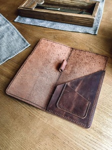 Minimalist Slim Leather Wallet Portable Long Envelope <b>Money</b> Pouch Clutch Bag Elegant Coin <b>Purse</b> Ultra-Thin Card Holder for Cash - Product Image 4
