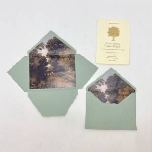 Invitaciones de boda en papel de algodón con estampado foil, textura hecha a mano, detalles elegantes y un toque premium para celebraciones. - Product Image 4