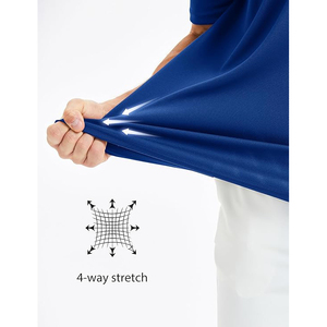 Polo de Golf de Alto Rendimiento, Tejido Transpirable de Secado Rápido, Cuello de Punto Elástico, Puños Acanalados - Product Image 3