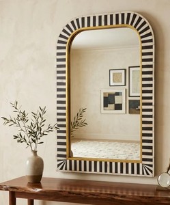 Handmade In India Wooden Bone Inlay <b>Mirror</b> Frame - Product Image 2