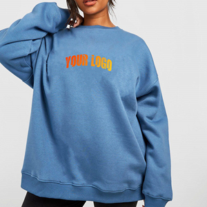 Sudaderas Extra Grandes de Moda para Mujer, Mezcla de Poliéster y Algodón, 400 GSM, Sudadera Personalizada para Otoño e Invierno - Product Image 4