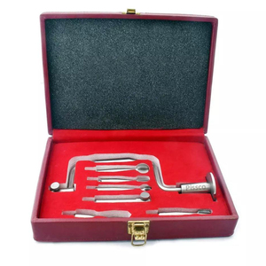 Attelle Hudson avec vis à molette standard, ensemble d'attelles Hudson avec embout à verrouillage rapide amélioré, en acier inoxydable, pour interventions chirurgicales orthopédiques - Product Image 1