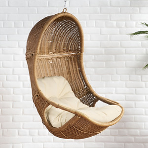 Oval swing chair seat cheap price wicker balcony <b>garden</b> furniture premium rattan <b>hanging</b> chairs - Product Image 4