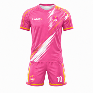 Conjunto de Uniforme de Entrenamiento de Fútbol para Equipos y Clubes, Camiseta y Pantalones Cortos, Tela de Alto Rendimiento para Mayor Comodidad y Larga Duración - Product Image 1