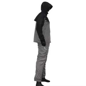 Unisex Blue Tracksuit <b>Pants</b> Full Length Elastic Waist Solid Color Casual Summer Eco-Friendly Waterproof Vintage 100% Nylon - Product Image 2