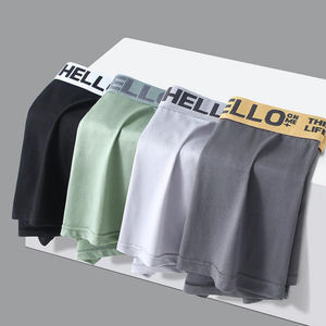 Calzoncillos Boxer Personalizados OEM para Hombre, 100% Algodón, Ropa Interior Masculina, Calzoncillos, Pantalones Cortos de Verano - Product Image 3