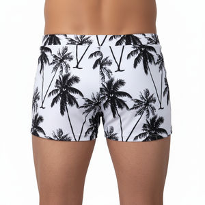 Shorts de bain unisexes pour hommes, séchage rapide, vêtements de plage, imprimé floral, légers, respirants, résistants à l'eau, service OEM/ODM - Product Image 3