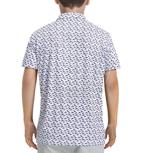 Polos de Golf Juveniles Transpirables de Último Estilo con Cuello Tejido, Diseño Limpio y Dobladillo Lateral Dividido, Disponibles en Bajo MOQ - Product Image 4