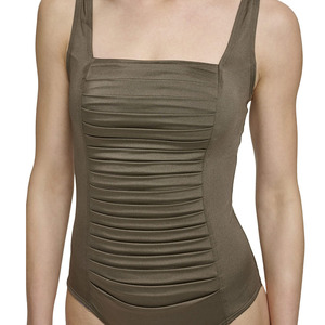 Maillot de bain une pièce personnalisé pour femmes, en spandex/polyester, séchage rapide, vêtements de plage tendance, service d'échantillons disponible, qualité supérieure - Product Image 2