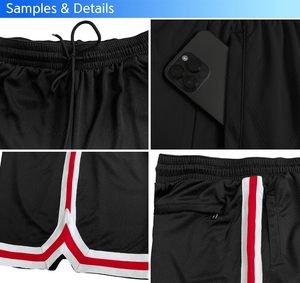 Men's High Sports Training Shorts Polyester Gym Shorts Mesh Pockets Jersey Basketball <b>Running</b> Shorts - Product Image 6