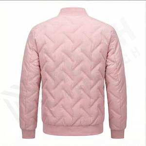 Men Lettering Baseball Jacket Windbreaker Bomber Jacket Casual Wear Varsity Jacket s Puffer Duck <b>Down</b> <b>Feather</b> - Product Image 3