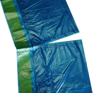 ถุงขยะ PE ขนาดใหญ่ 8 แกลลอน แบบมีเชือกผูก แข็งแรง ทนทาน ไม่มีกลิ่น สีฟ้า ผลิตจากวัสดุรีไซเคิล สำหรับซูเปอร์มาร์เก็ตและงานแสดงสินค้า - Product Image 2