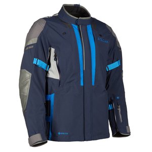 Veste Klim Latitude pour homme, manches longues, imperméable, veste de moto bleu gris GORE-TEX toutes saisons - Product Image 5