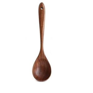 Cuillère en bois artisanale, ustensile de cuisine traditionnel pour mélanger, remuer, servir et protéger les ustensiles de cuisson antiadhésifs - Product Image 1