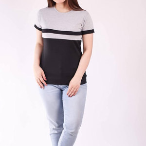 Stylish Design Women T <b>Shirt</b> Summer Lightweight Anti-Wrinkle Breathable 100% Cotton Short Sleeve Crew Neck Premium Quality Hot - Product Image 4