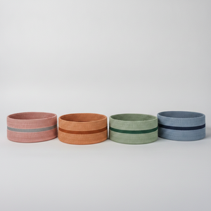 Handmade Braided Paper Roll <b>Baskets</b> Wholesale for Home Decor Storage Living Room Organizer India - Product Image 6