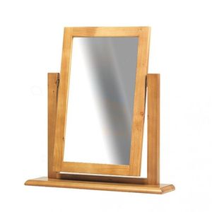 Handmade <b>Wooden</b> <b>Mirror</b> Frame with Natural Wood Finish, Decorative Wall Mounted <b>Mirror</b> Frame for Home, Bedroom, Bathroom - Product Image 2