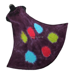 <b>Beach</b> Wear Tie Dye Sleeveless Boho Maxi <b>Dress</b> Women Summer <b>Long</b> Maxi <b>Dress</b> Women's Umbrella <b>Dress</b> Tie Dye Colorful Design Rayon - Product Image 4