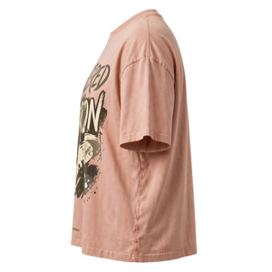 เสื้อยืดแขนสั้นคอกลมทรงปกติสำหรับผู้ชาย ยี่ห้อ Amkoor ผ้าคอตตอนเจอร์ซีย์ พิมพ์ลายลำลอง ระบายอากาศได้ดี โลโก้ด้านหน้า ลายเรขาคณิต น้ำหนัก 180 กรัม - Product Image 3