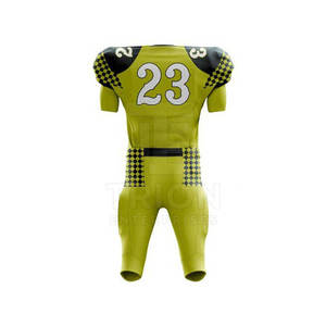Smooth Texture American Football Uniform Rib Collar American Football Uniform Casual Wear American Football Uniform - Product Image 4