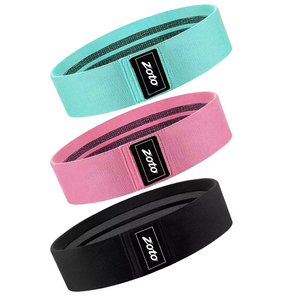Anti Slip Fabric Hip <b>Circle</b> Bands for Fitness Workout Heavy Duty Elastic Thigh Loop Resistance Bands Wholesale Manufacturer - Product Image 1