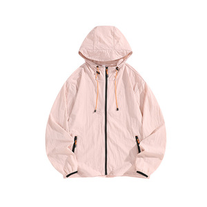 Nouvelle veste coupe-vent d'extérieur avec logo personnalisé, protection solaire UPF, légère, pour hommes et femmes, vêtements de protection solaire - Product Image 5