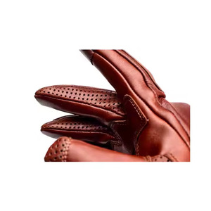 NEW Fashionable Industrial Leather Driver <b>Gloves</b> with Superior Grip Cowhide Outdoor Work Breathable for Summer Men's <b>Gloves</b> - Product Image 4