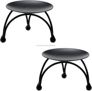 Bougeoir photophore, bougeoir mural noir pour la maison pour les ustensiles de cuisine de bureau, l'ameublement, - Product Image 5