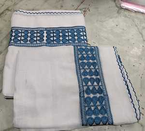 Chal IMMAH Blanco de Alta Calidad, Ligero y Duradero, de Algodón Voile con Bloques de Color para Hombre, Ideal para Invierno - Product Image 4