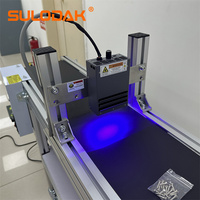 Système de séchage UV LED F8020 à refroidissement par air, lampe de polymérisation UV LED, bande transporteuse pour machine d'impression UV