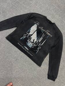 Camisetas de Manga Larga para Hombre, Tejido Waffle, Personalizadas al por Mayor, Impresión DTG, Otoño, Térmicas, Algodón Grueso - Product Image 1
