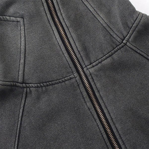 New <b>Design</b> High Quality Heavyweight 400 GSM 100% Cotton Men Vintage Acid Wash Hoodie Breathable Eco-Friendly Pullover Hoodie - Product Image 2