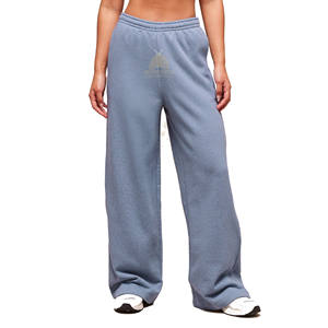 Pantalones Deportivos Personalizados de Nuevo Estilo para Mujer, Cintura Media, Holgados, 100% Algodón, Talla Grande - Product Image 1