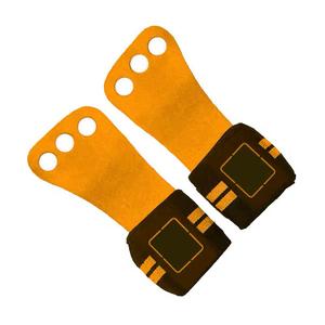 Agarraderas de Cuero para Gimnasio, Levantamiento de Pesas, Gimnasia, con 2 Orificios, Protector de Palmas - Product Image 4