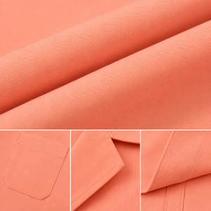 Bata de Laboratorio Médica Premium Rosa de Algodón y Poliéster con Detección de Agujas, Logotipo Personalizado, Manga Larga, Uniforme Hospitalario de Tela Tejida - Product Image 5